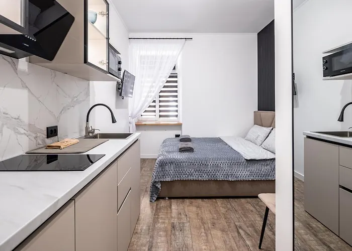 Apartamento 1 кімнатна подобово-погодинно біля жд вокзалу та костелу єлизавети *